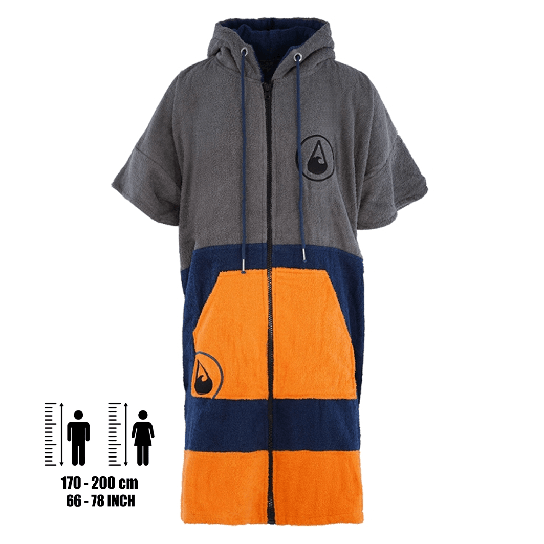 Zipper Poncho Shany | WAVE HAWAII