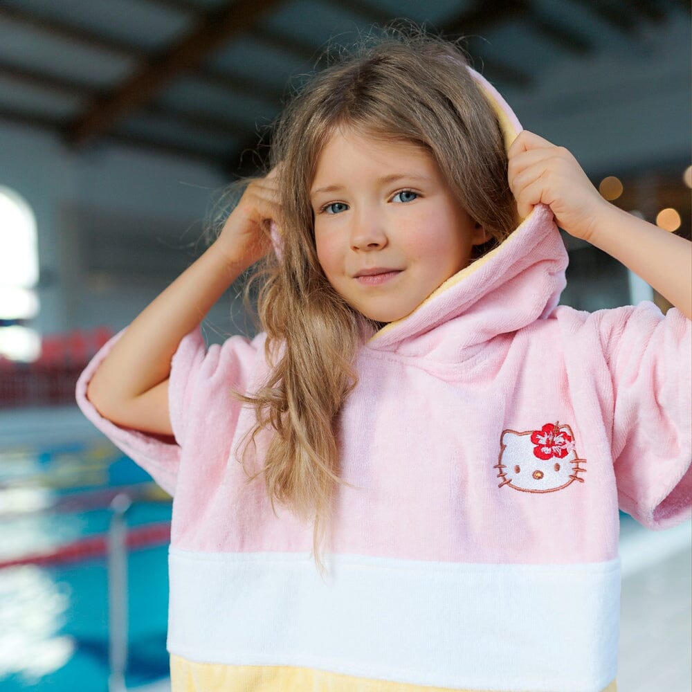 Hello Kitty Poncho, Baumwolle Velours Style Ponchos WAVE HAWAII