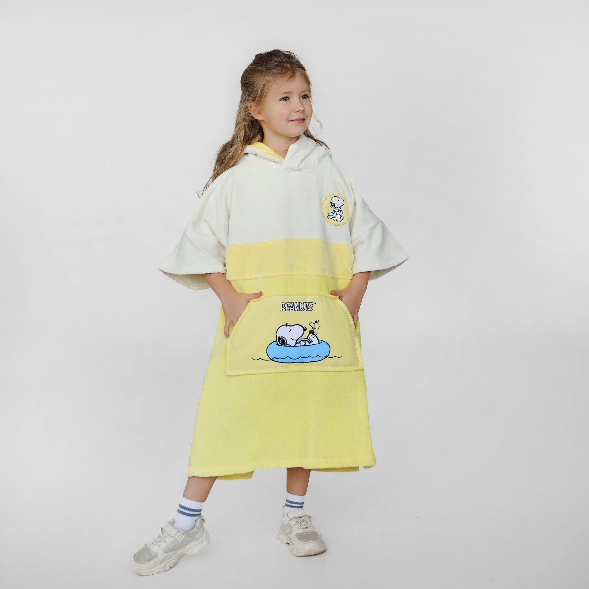 Peanuts Poncho, Baumwolle Velours Style Ponchos WAVE HAWAII