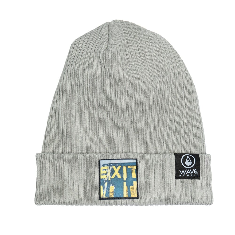EXITSURF Beanie Bio Cotton Light Grey Beanie Wave Hawaii