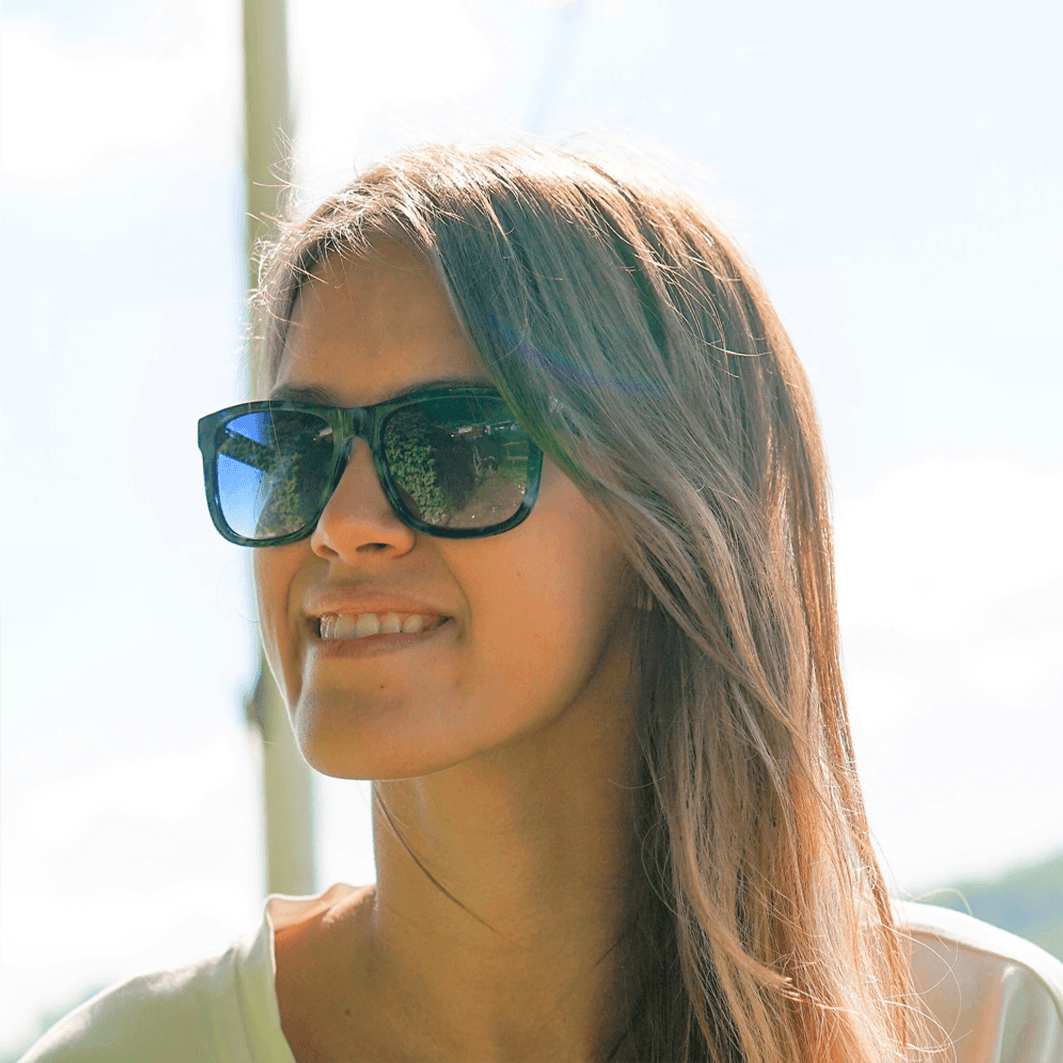 WAVE HAWAII Sonnenbrille Bolonia, Acetat gradient blue Sonnenbrillen WAVE HAWAII