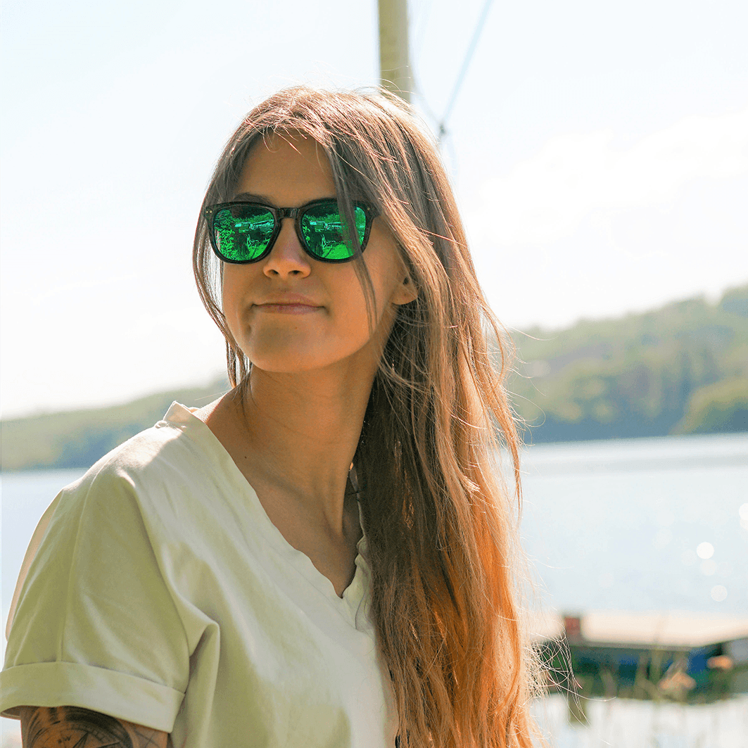 WAVE HAWAII Sonnenbrille Palmar, Acetat green Sonnenbrillen WAVE HAWAII