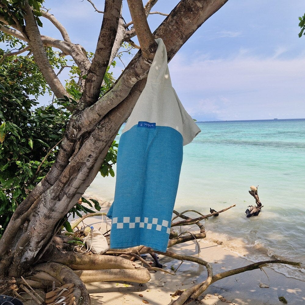 NatureLite Travel Poncho Checkboard Travel Ponchos WAVE HAWAII 