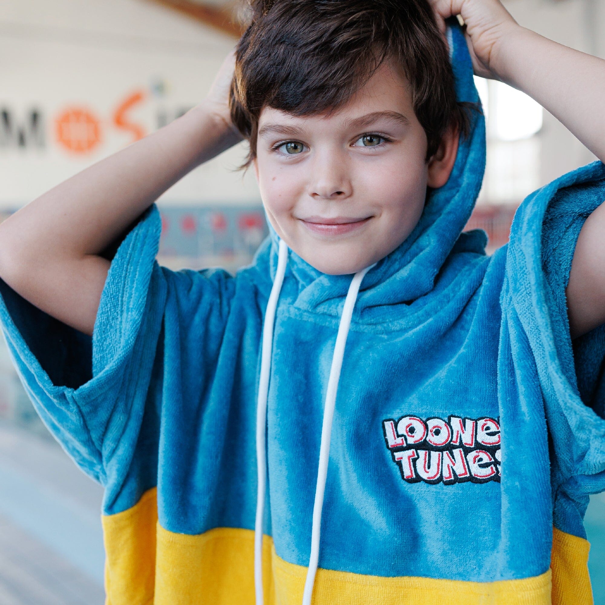 Looney Tunes Poncho, Baumwolle Velours Style Ponchos WAVE HAWAII 