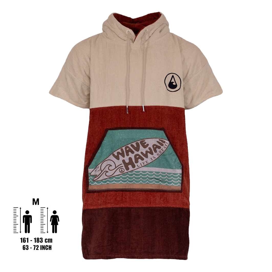 Poncho Campeche, cotton velor