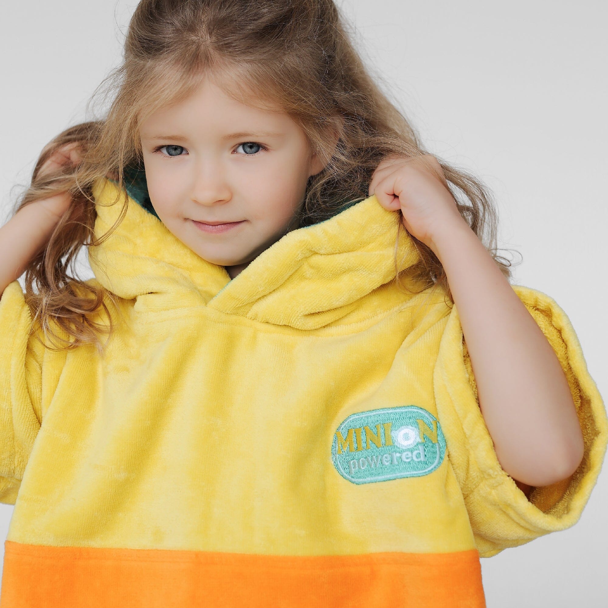 Minions Poncho, Baumwolle Velours Style Ponchos WAVE HAWAII 