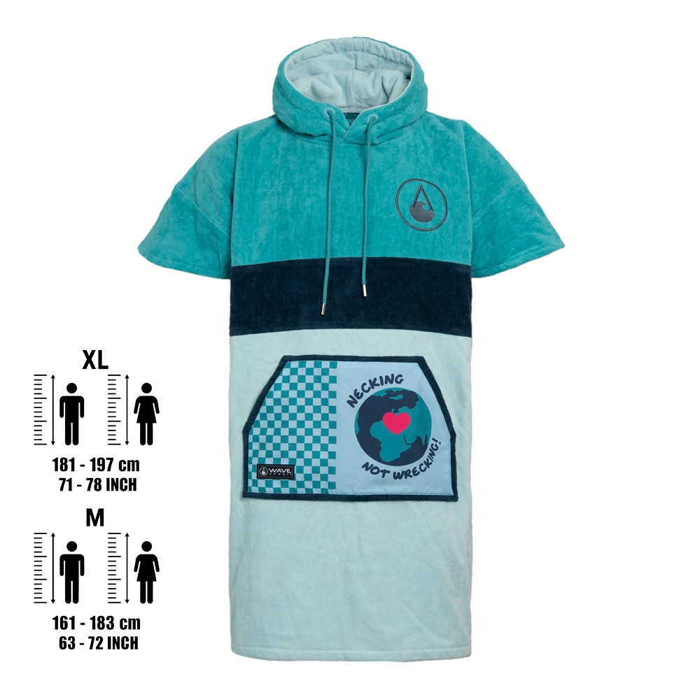 Poncho Cotillo, Baumwolle Velours Style Ponchos WAVE HAWAII 