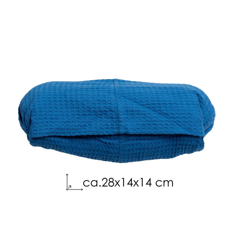 Travel Poncho Lighd, Baumwolle Waffle Piquee Travel Ponchos WAVE HAWAII 