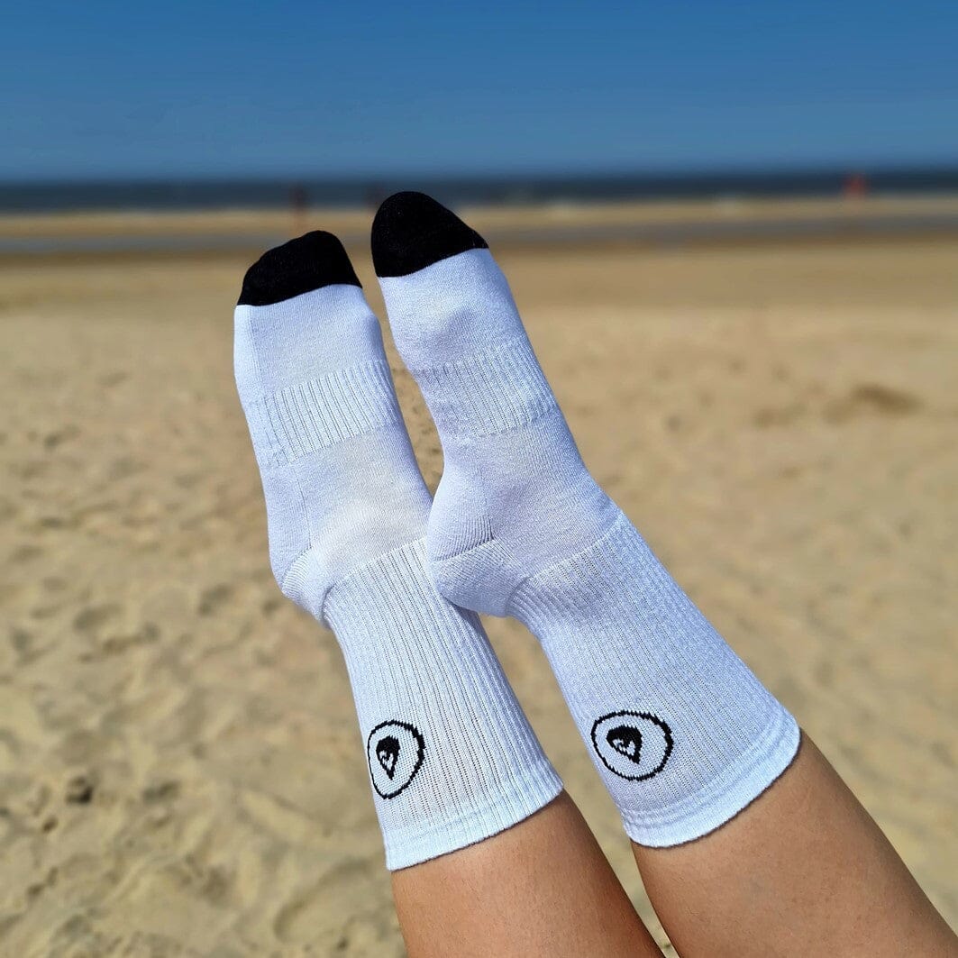 Crew Socks Logo white Socken WAVE HAWAII 