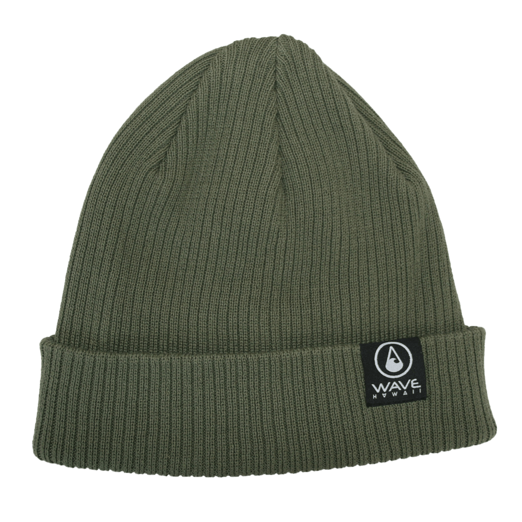 WAVE HAWAII Beanie Olive Wave Hawaii 