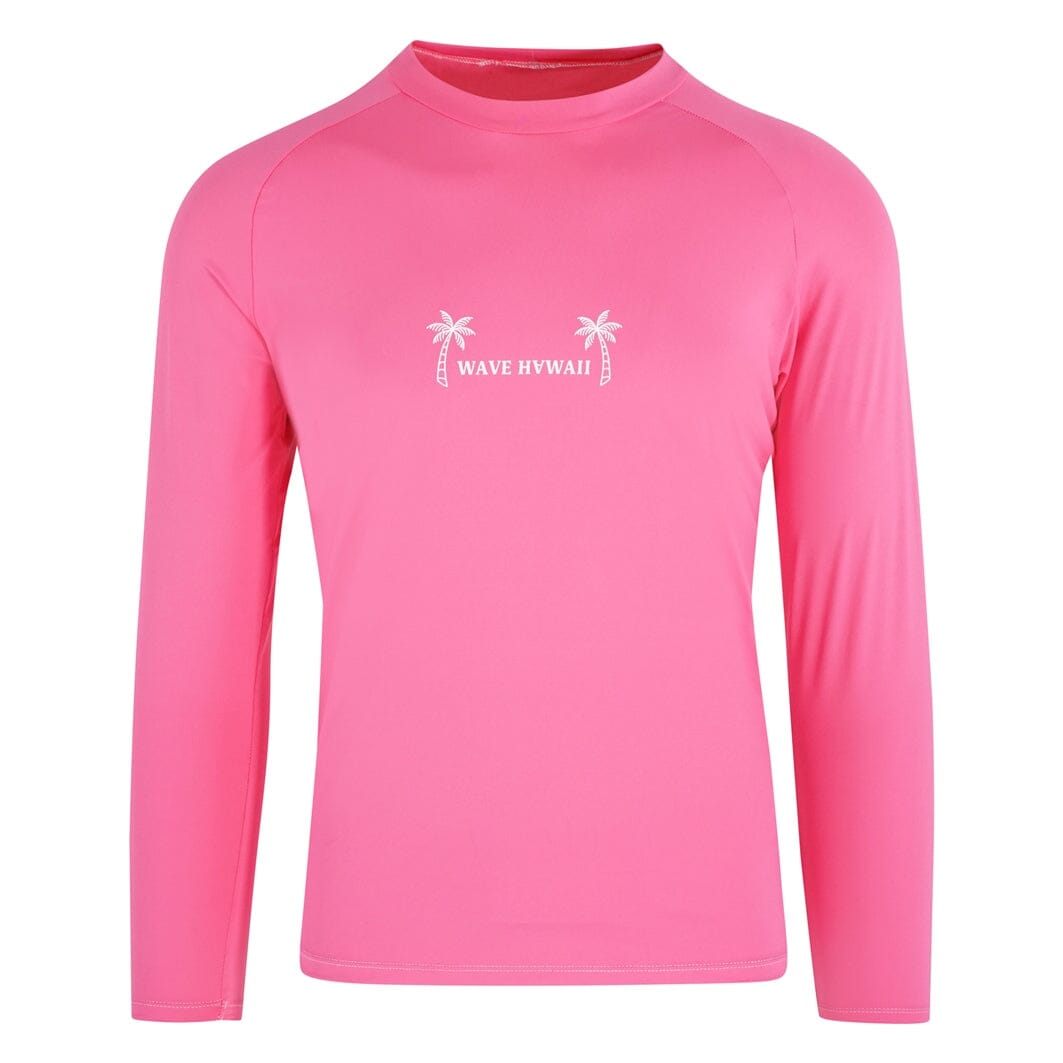 UV Shirt Longsleeve Pink UV-Shirt WAVE HAWAII 